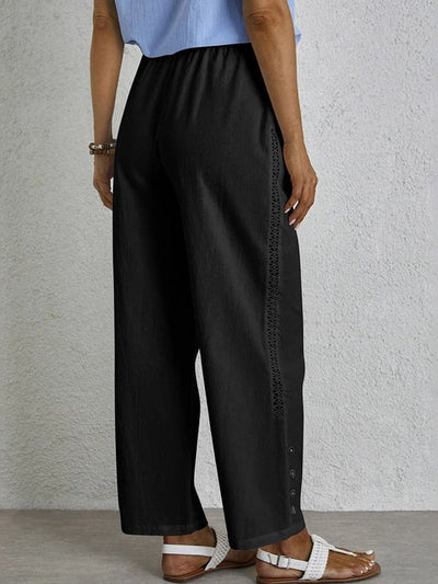 Shania - Relaxed Buttoned Pants