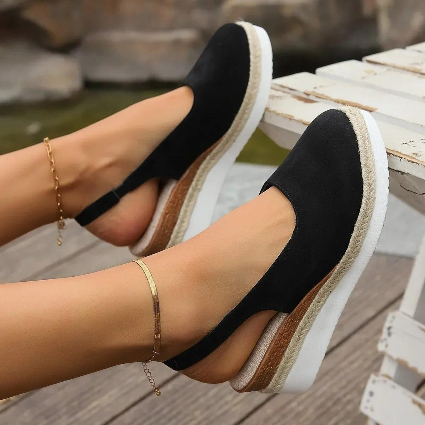 Anika - Comfy Wedge Sandals