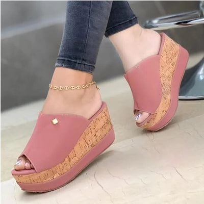 Paola - Platform Wedge Sandals